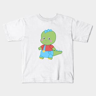 Dino Character - Dinos Friends Cartoon For Kids Kids T-Shirt